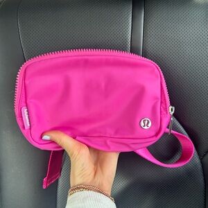 Lulemon hot pink belt bag